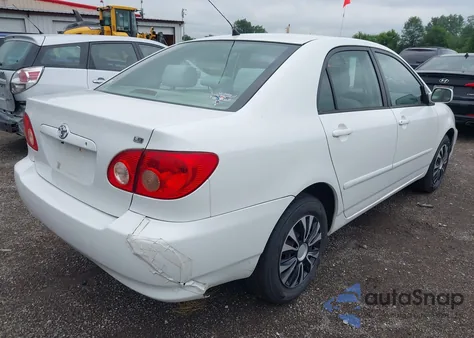 2006 Toyota Corolla Le z USA, uszkodzony, nr VIN JTDBR32E360082727